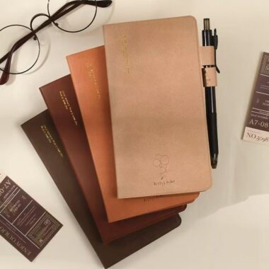 Premium portable A6 thickened notepad