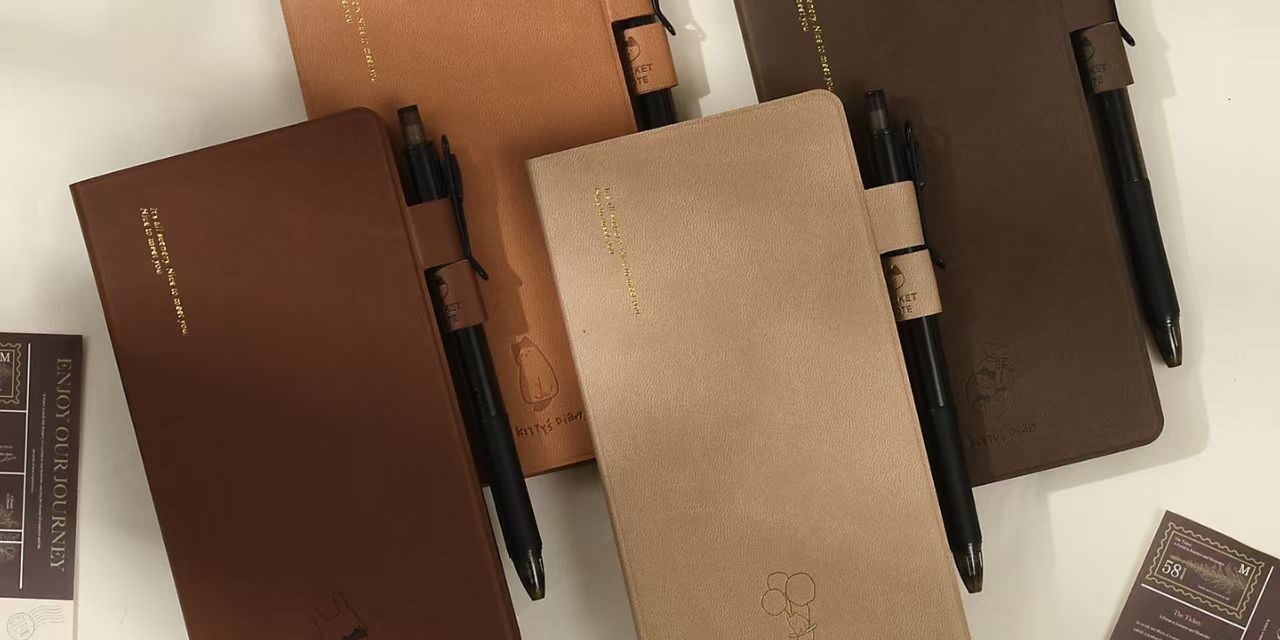 Premium portable A6 thickened notepad