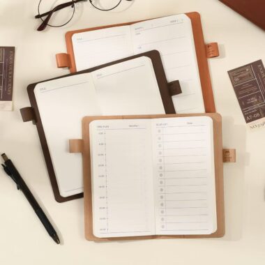 Premium portable A6 thickened notepad