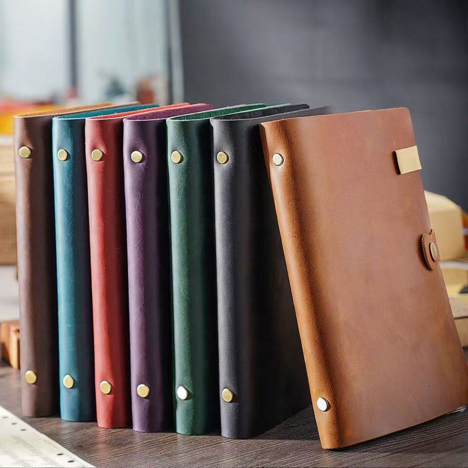 Premium handmade vintage leather notebook for custom orders