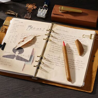 Premium handmade vintage leather notebook for custom orders