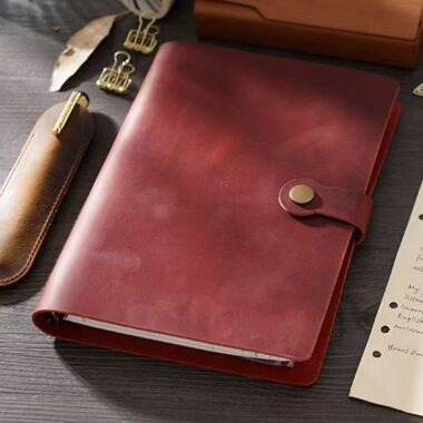 Premium handmade vintage leather notebook for custom orders