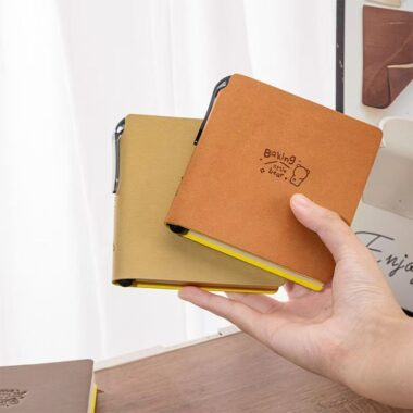 Creative portable square travel notepad