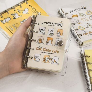 Cute transparent M5 detachable portable notepad