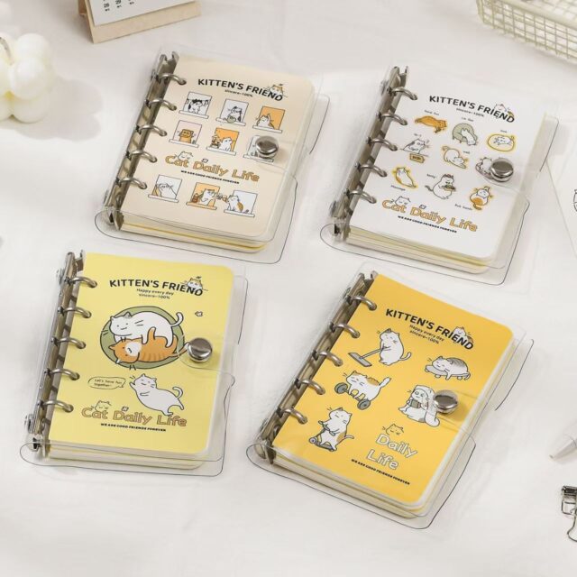 Cute transparent M5 detachable portable notepad