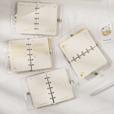 Cute transparent M5 detachable portable notepad