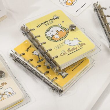 Cute transparent M5 detachable portable notepad