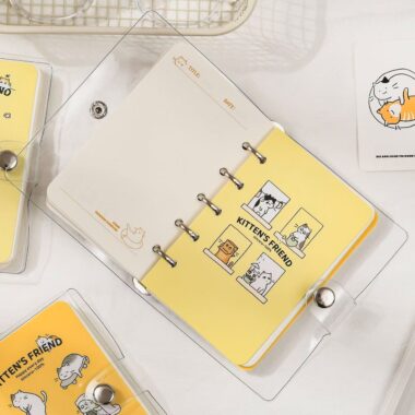 Cute transparent M5 detachable portable notepad