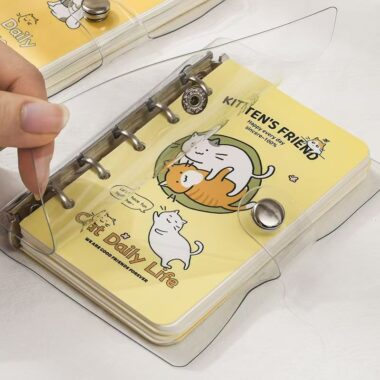 Cute transparent M5 detachable portable notepad