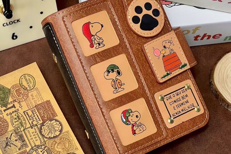 Vintage A7 Snoopy Portable Diary & Journal (1) Portable A7 Snoopy vintage diary with cute cover