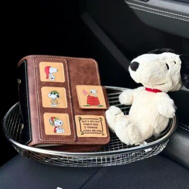 Portable A7 Snoopy vintage diary with cute cover