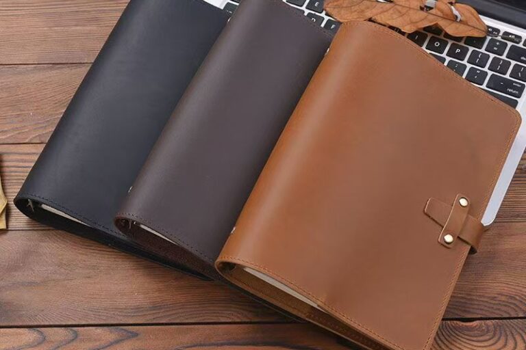 Vintage Genuine Leather Notebook (3) Vintage genuine leather notebook for custom branding