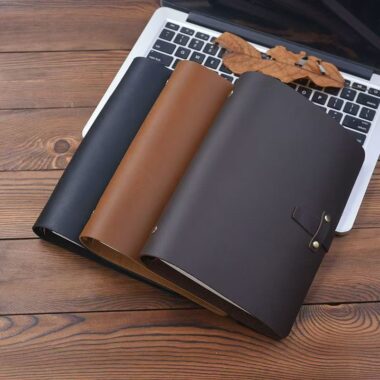 Vintage genuine leather notebook for custom branding