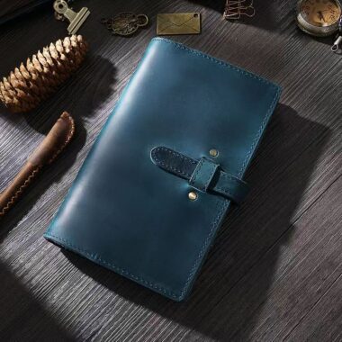 Vintage premium leather notebook for custom branding