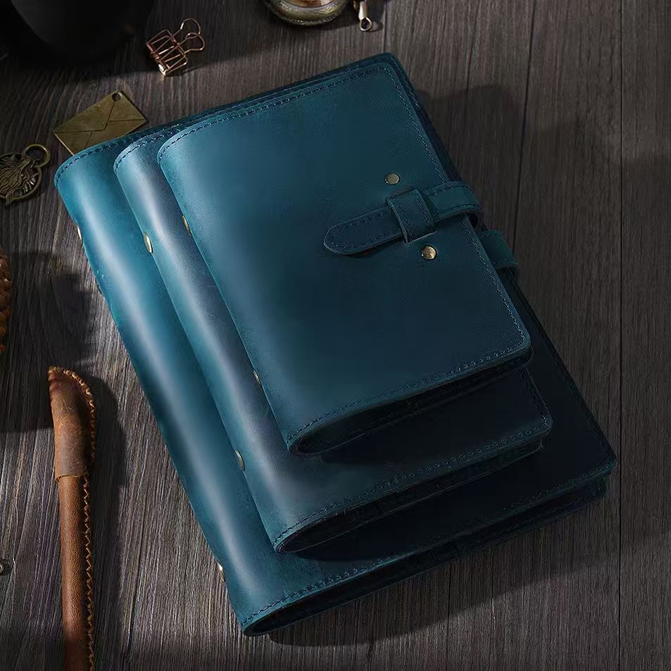 Vintage premium leather notebook for custom branding