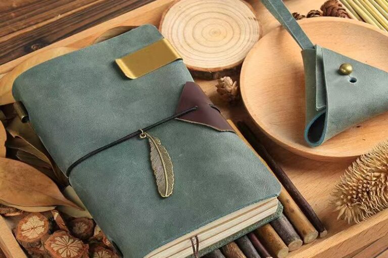 Vintage Refillable Leather Travel Notebook (5) Vintage refillable leather travel notebook for custom orders